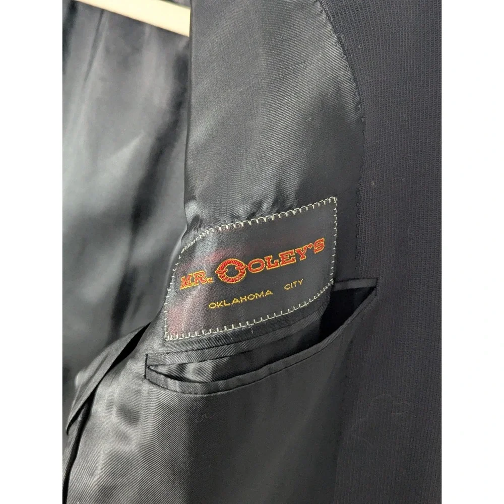 Canali proposta‎ Mens 54R Wool Blazer Sport Jacket 2 Button Black